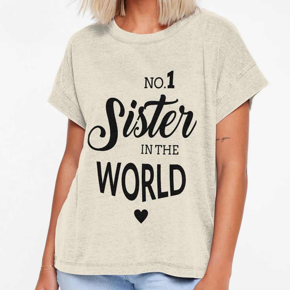 No1 Sister T-Shirt - Graphic Print for Adults - T-Shirt, Sweatshirt, Hoodie