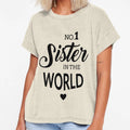 No1 Sister T-Shirt - Graphic Print for Adults - T-Shirt, Sweatshirt, Hoodie