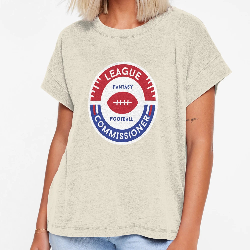 Fantasy Football League Commissioner T-Shirt - Novelty Apparel Men Women - T-Shirt, Sweatshirt, Hoodie