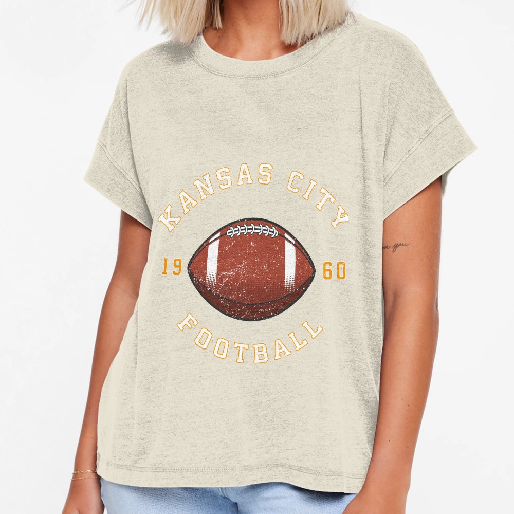Kansas City Football Gift T-Shirt - Aesthetic Graphic Men Women - T-Shirt, Sweatshirt, Hoodie
