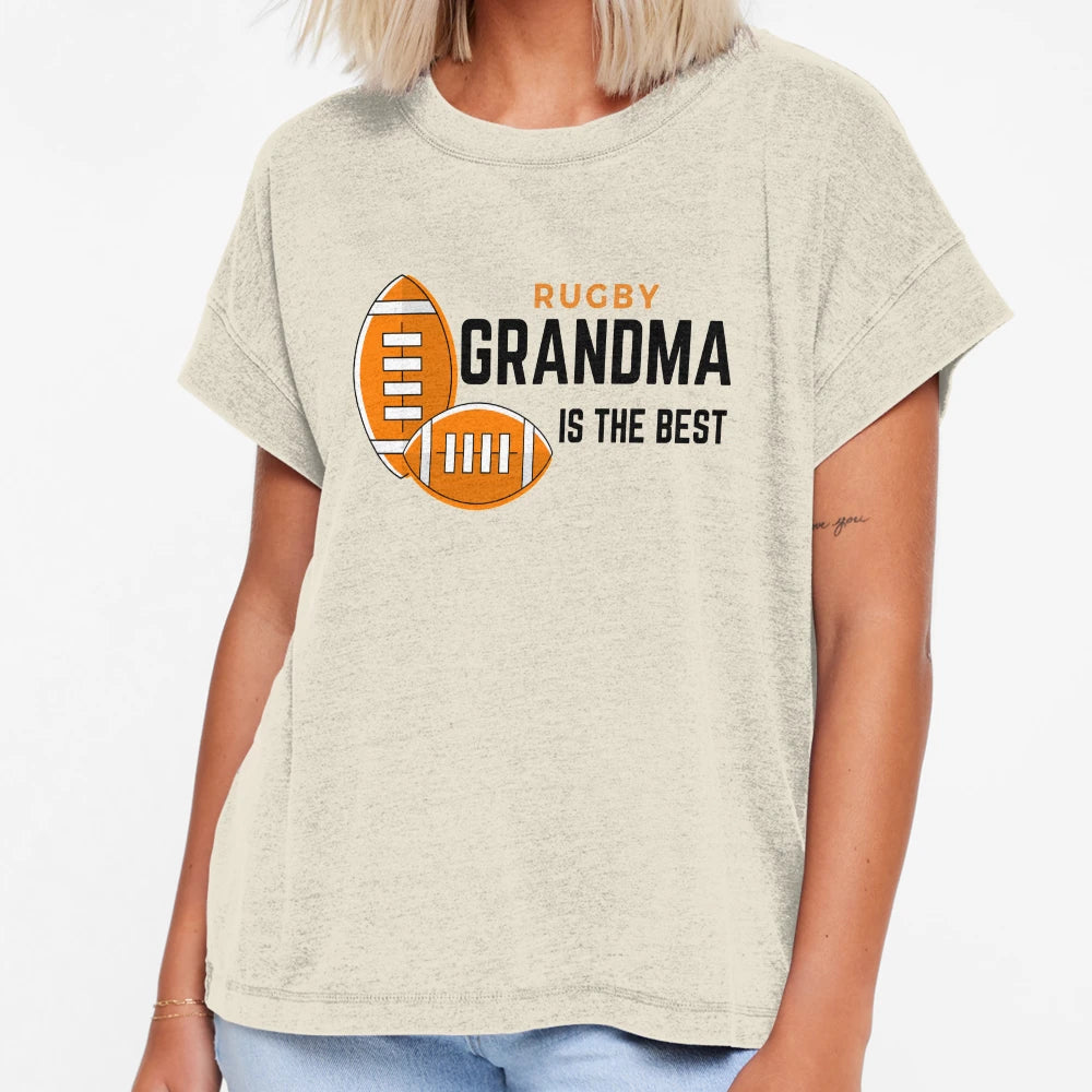 Rugby Grandma Is Best Gift Family T-Shirt - Graphic Print Men Women - T-Shirt, Sweatshirt, Hoodie