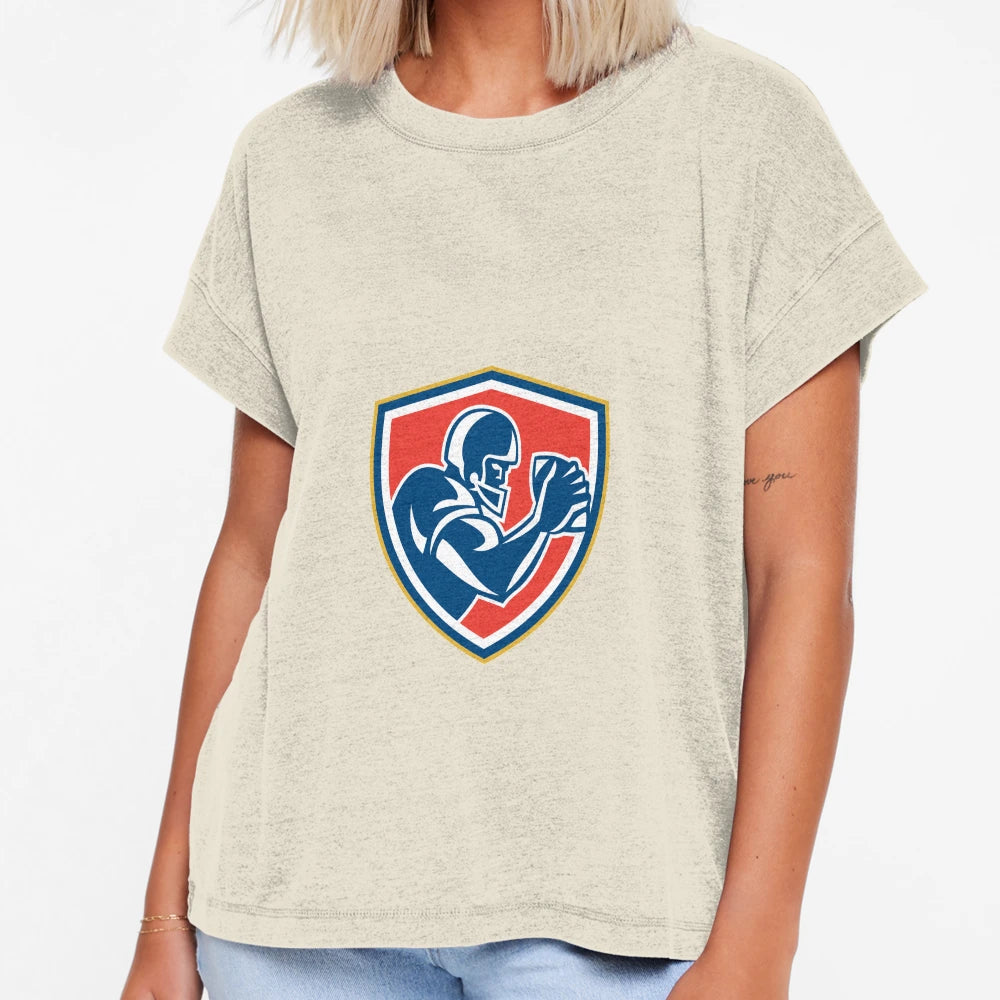 American Football Player Ball Side T-Shirt - Fun Novelty Design Men Women - T-Shirt, Sweatshirt, Hoodie