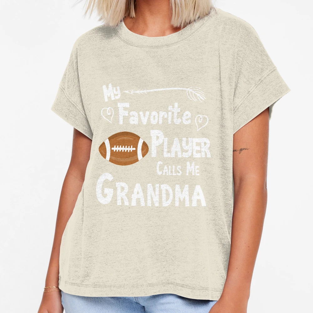 Football My Favorite Player Calls Me T-Shirt - Aesthetic Graphic Men Women - T-Shirt, Sweatshirt, Hoodie