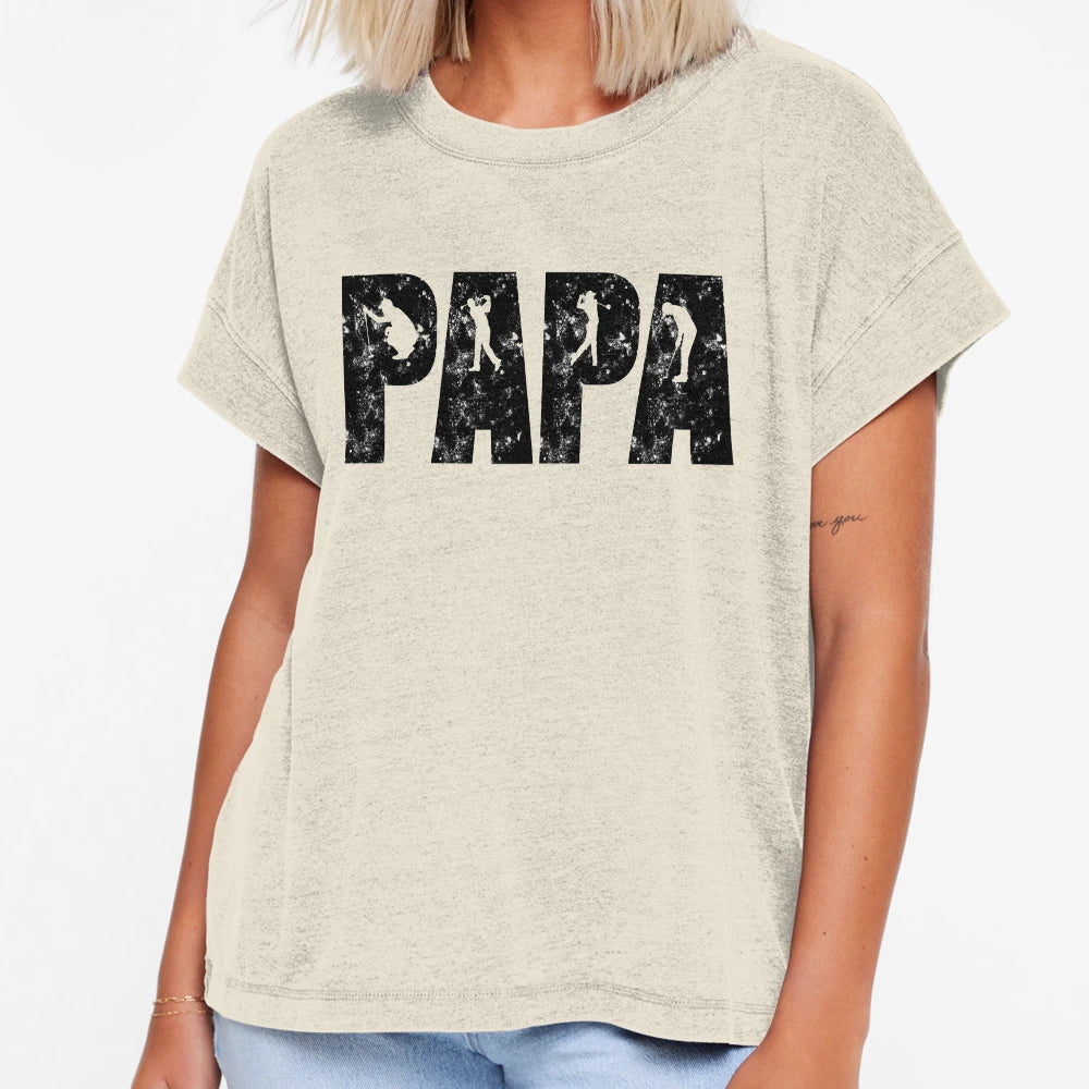 Papa Golf Funny Golf Dad Fathers Who T-Shirt - Unique Graphic for Adults - T-Shirt, Sweatshirt, Hoodie
