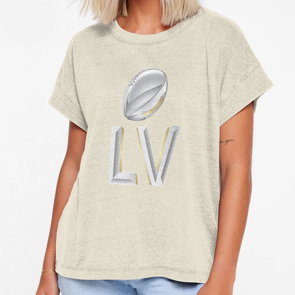 Silver Super Bowl Lv T-Shirt - Novelty Apparel Men Women - T-Shirt, Sweatshirt, Hoodie