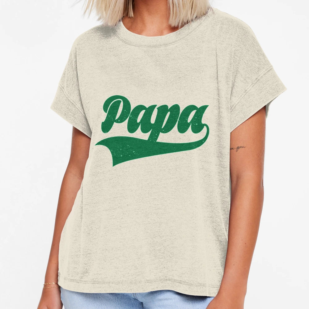 Papa T-Shirt - Minimalist Print for Adults - T-Shirt, Sweatshirt, Hoodie