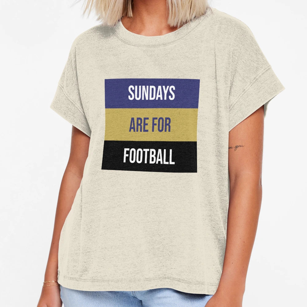 Sundays Are Football T-Shirt - Trendy Graphic for Adults - T-Shirt, Sweatshirt, Hoodie