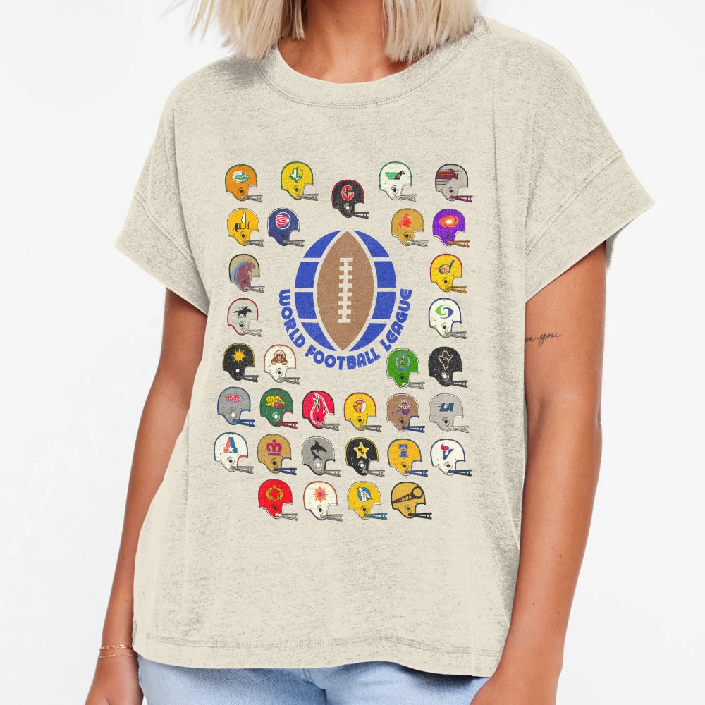 World Football League Defunct Team T-Shirt - Novelty Apparel Men Women - T-Shirt, Sweatshirt, Hoodie