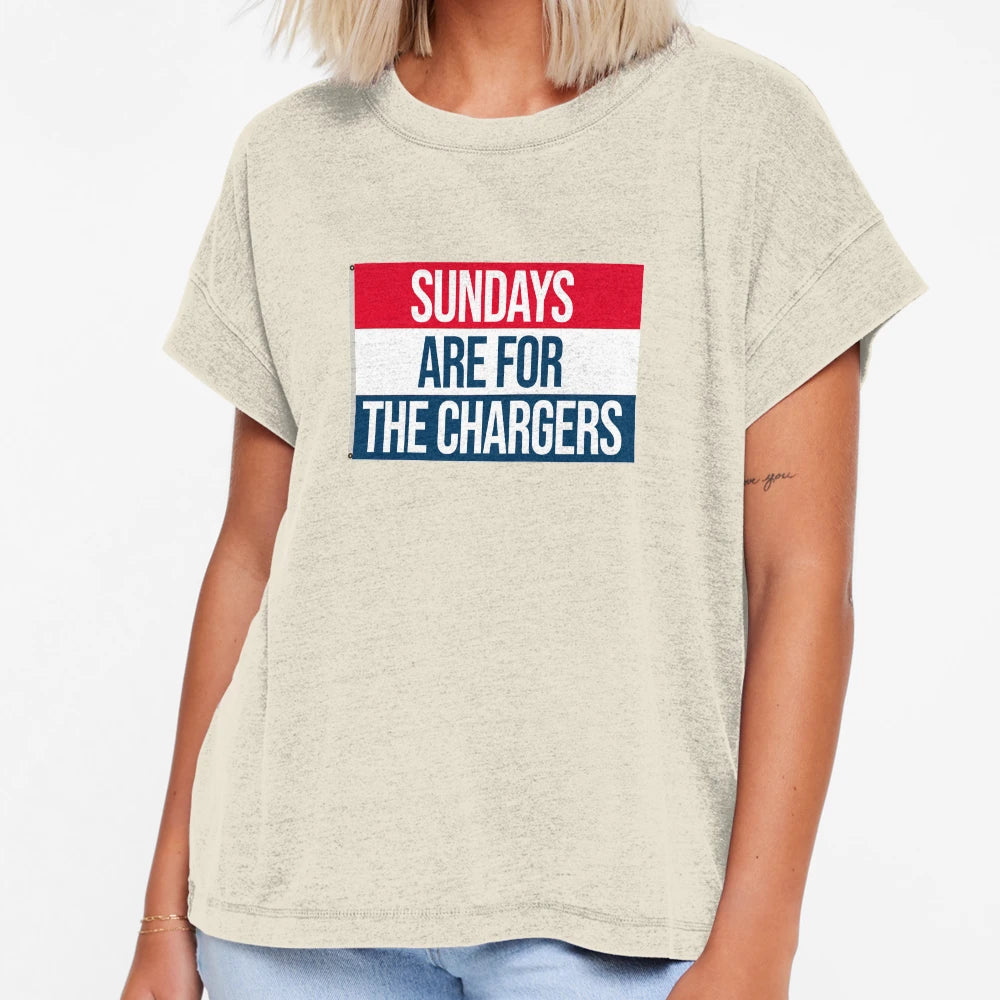 Sundays Are La Chargers T-Shirt - Casual Everyday Wear Men Women - T-Shirt, Sweatshirt, Hoodie