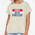 Sundays Are La Chargers T-Shirt - Casual Everyday Wear Men Women - T-Shirt, Sweatshirt, Hoodie