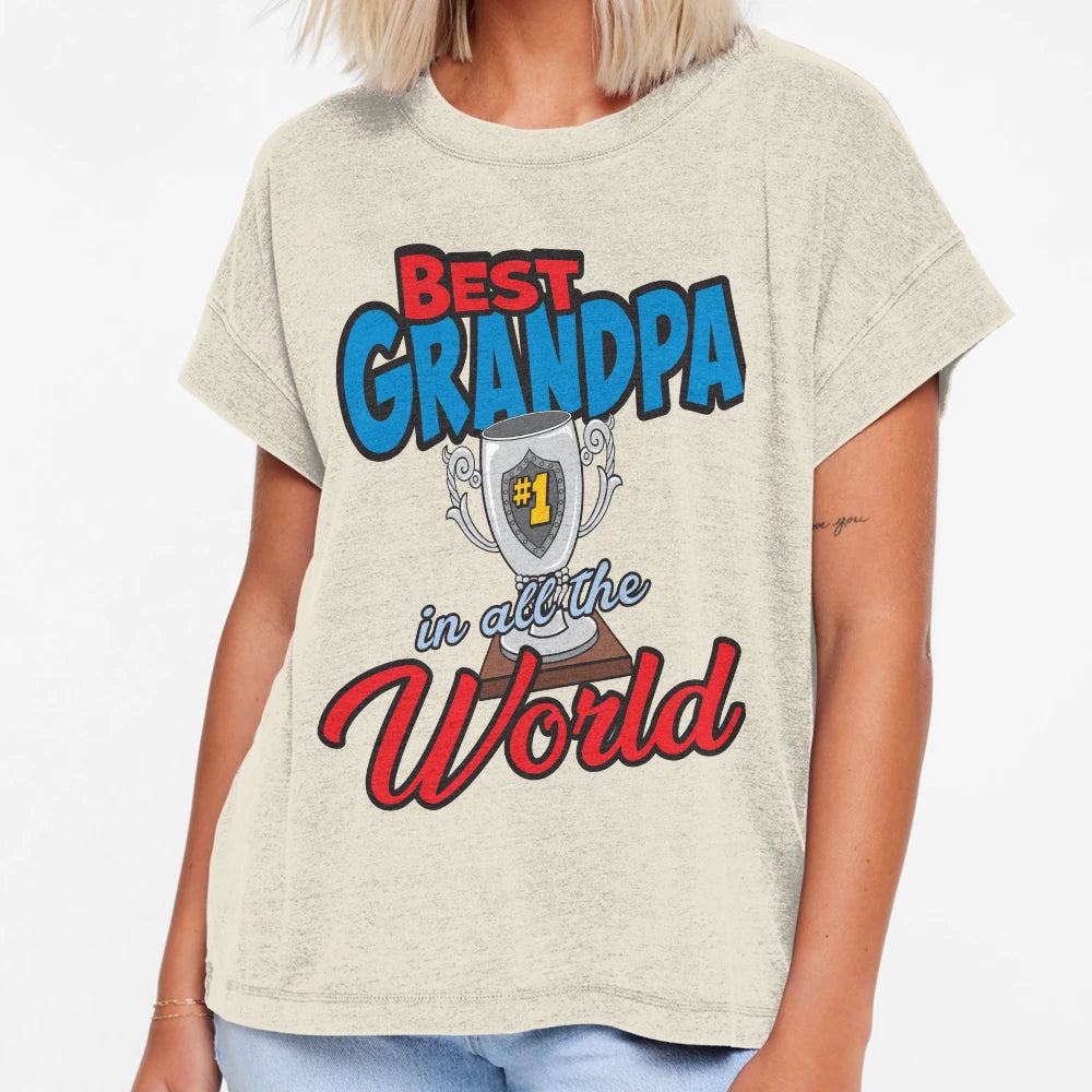 Best Grandpa 1 T-Shirt - Trendy Graphic Unisex - T-Shirt, Sweatshirt, Hoodie