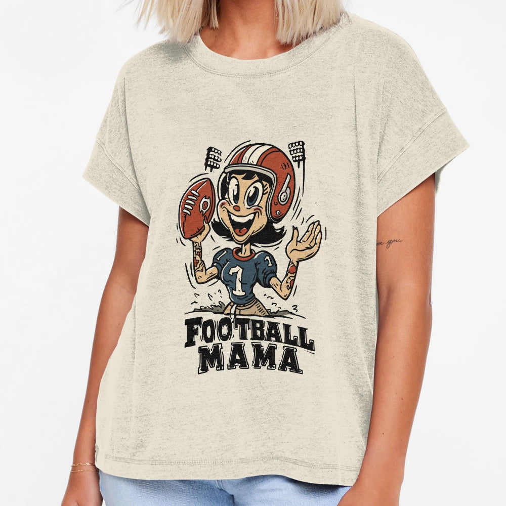Football Mama Game Day T-Shirt - Streetwear Style Unisex - T-Shirt, Sweatshirt, Hoodie
