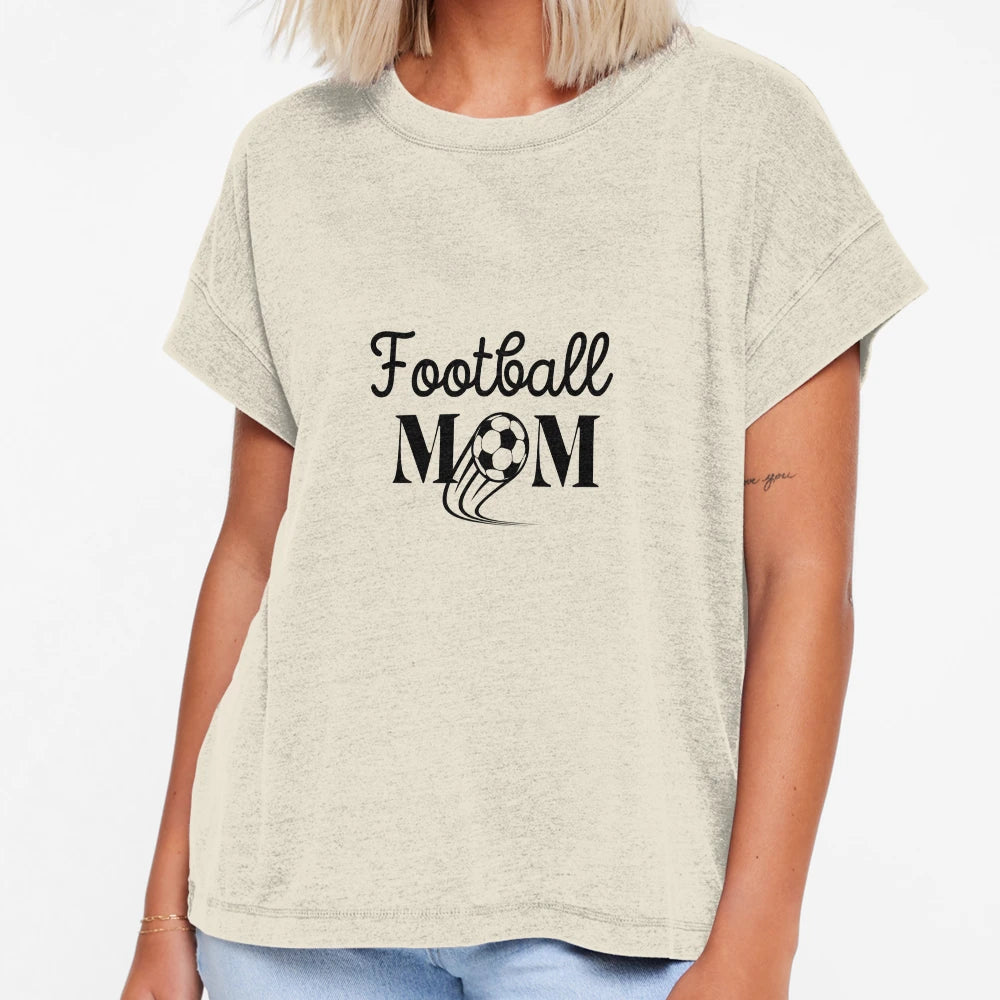 Football Mom T Shirts T-Shirt - Minimalist Print Unisex - T-Shirt, Sweatshirt, Hoodie