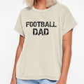 Football Dad Fathers Day Gift T-Shirt - Minimalist Print Men Women - T-Shirt, Sweatshirt, Hoodie