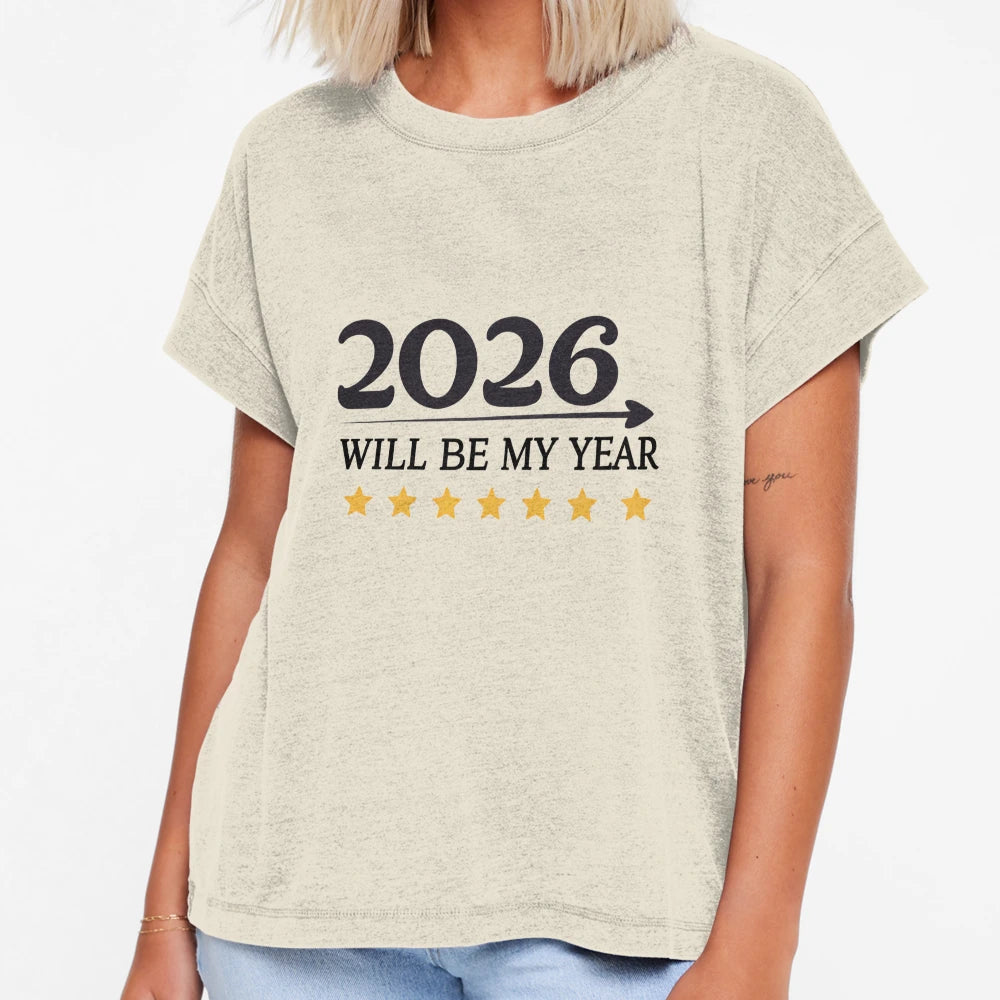 2026 Will Be My Year Built Consistency T-Shirt - Streetwear Style Unisex - T-Shirt, Sweatshirt, Hoodie