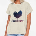 Family First T-Shirt - Unique Graphic Men Women - T-Shirt, Sweatshirt, Hoodie
