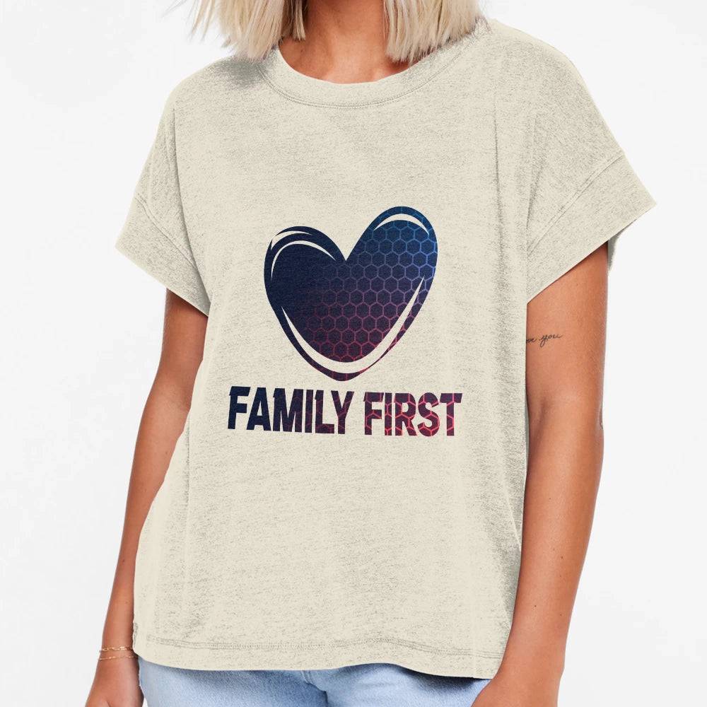 Family First T-Shirt - Unique Graphic Men Women - T-Shirt, Sweatshirt, Hoodie