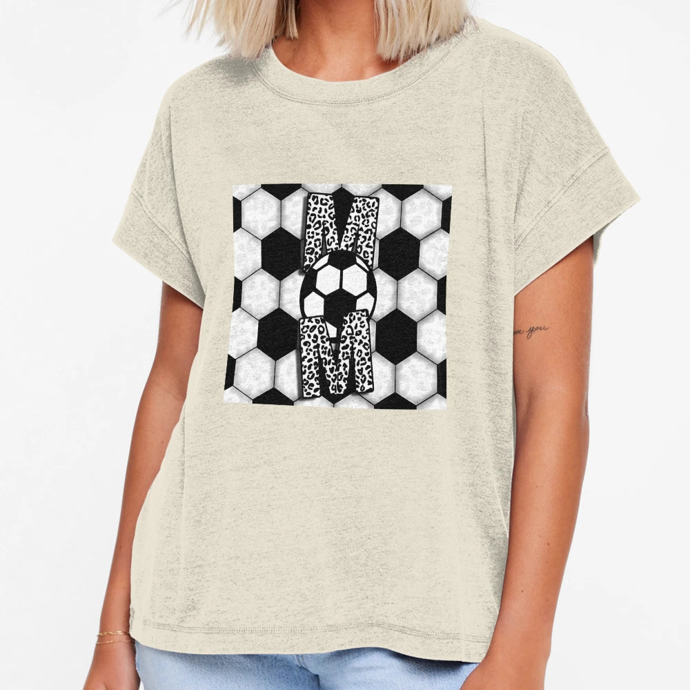 Mom Soccer Ball T-Shirt - Unique Graphic Unisex - T-Shirt, Sweatshirt, Hoodie