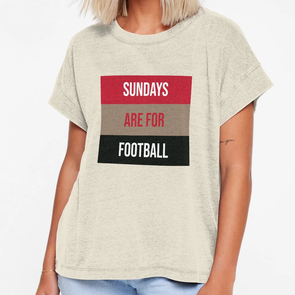 Sundays Are Football T-Shirt - Aesthetic Graphic Unisex - T-Shirt, Sweatshirt, Hoodie