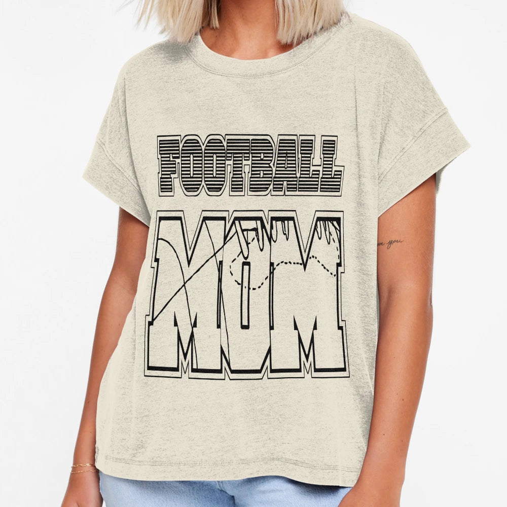 Football Mom Designs T-Shirt - Graphic Print Men Women - T-Shirt, Sweatshirt, Hoodie