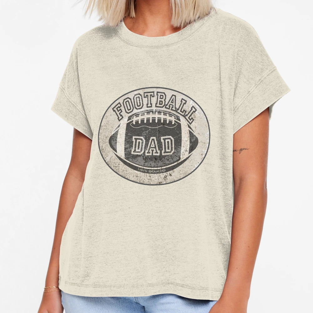 Football Dad T-Shirt - Trendy Graphic for Adults - T-Shirt, Sweatshirt, Hoodie