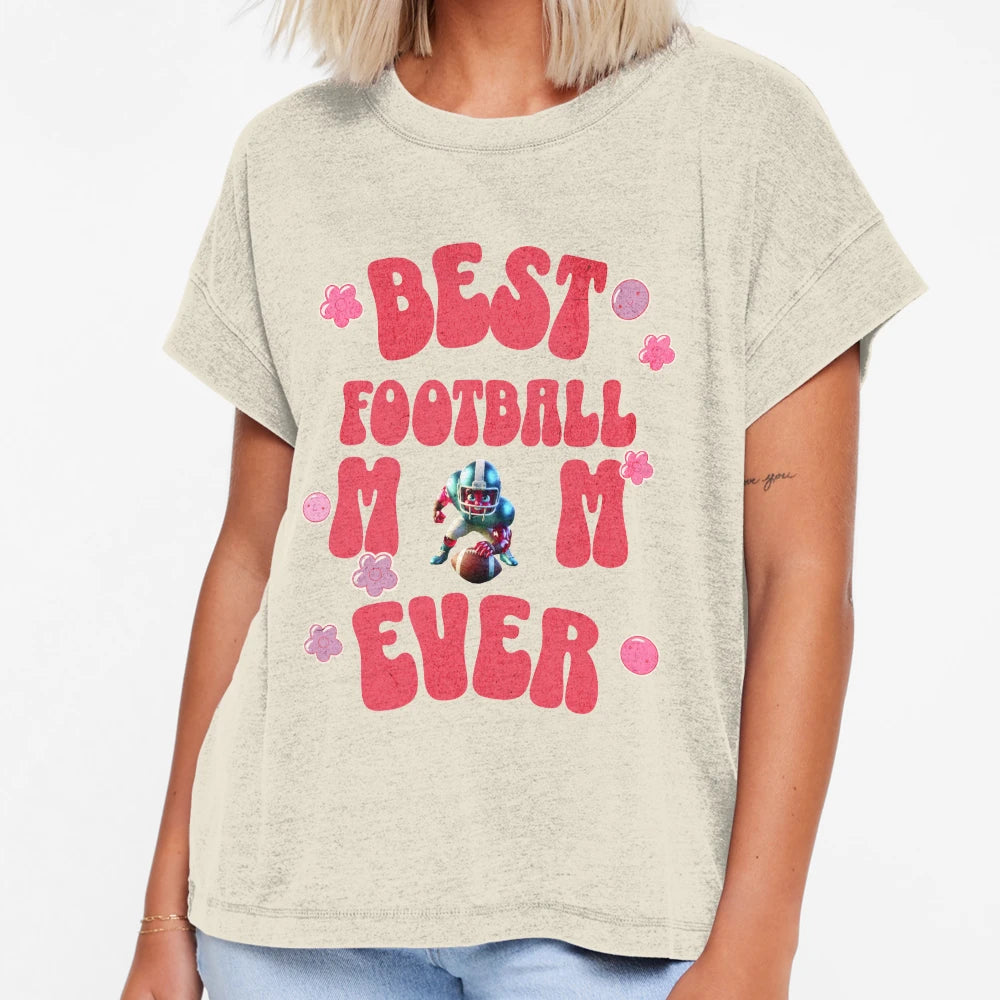 Best Football Mom Ever Makes T-Shirt - Casual Everyday Wear for Adults - T-Shirt, Sweatshirt, Hoodie