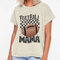 Football Mama Glitter T-Shirt - Casual Everyday Wear Men Women - T-Shirt, Sweatshirt, Hoodie