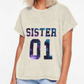 Sister 01 Sister Girlfriend T-Shirt - Fun Novelty Design Men Women - T-Shirt, Sweatshirt, Hoodie