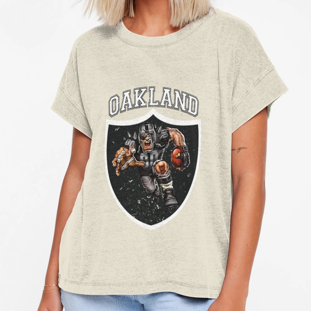 Oakland Football T-Shirt - Unique Graphic Men Women - T-Shirt, Sweatshirt, Hoodie