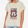 My Favorite Goalie Calls Me Papou T-Shirt - Trendy Graphic Unisex - T-Shirt, Sweatshirt, Hoodie
