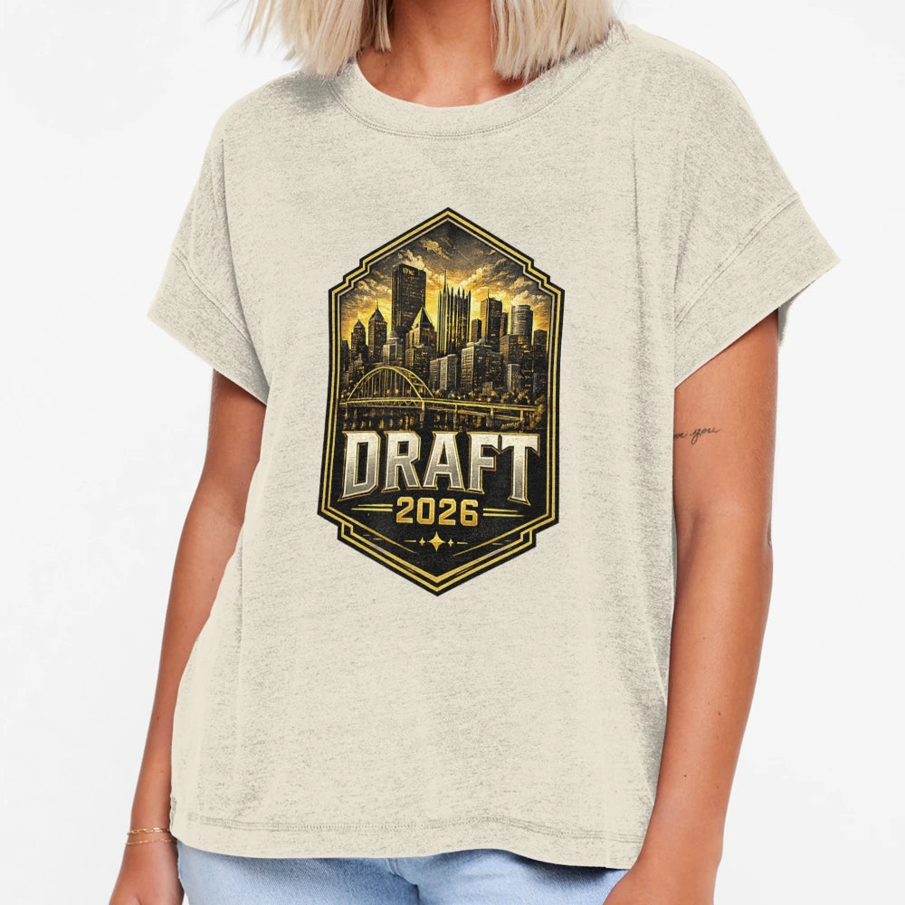 Pittsburgh Football Draft 2026 City T-Shirt - Minimalist Print Men Women - T-Shirt, Sweatshirt, Hoodie