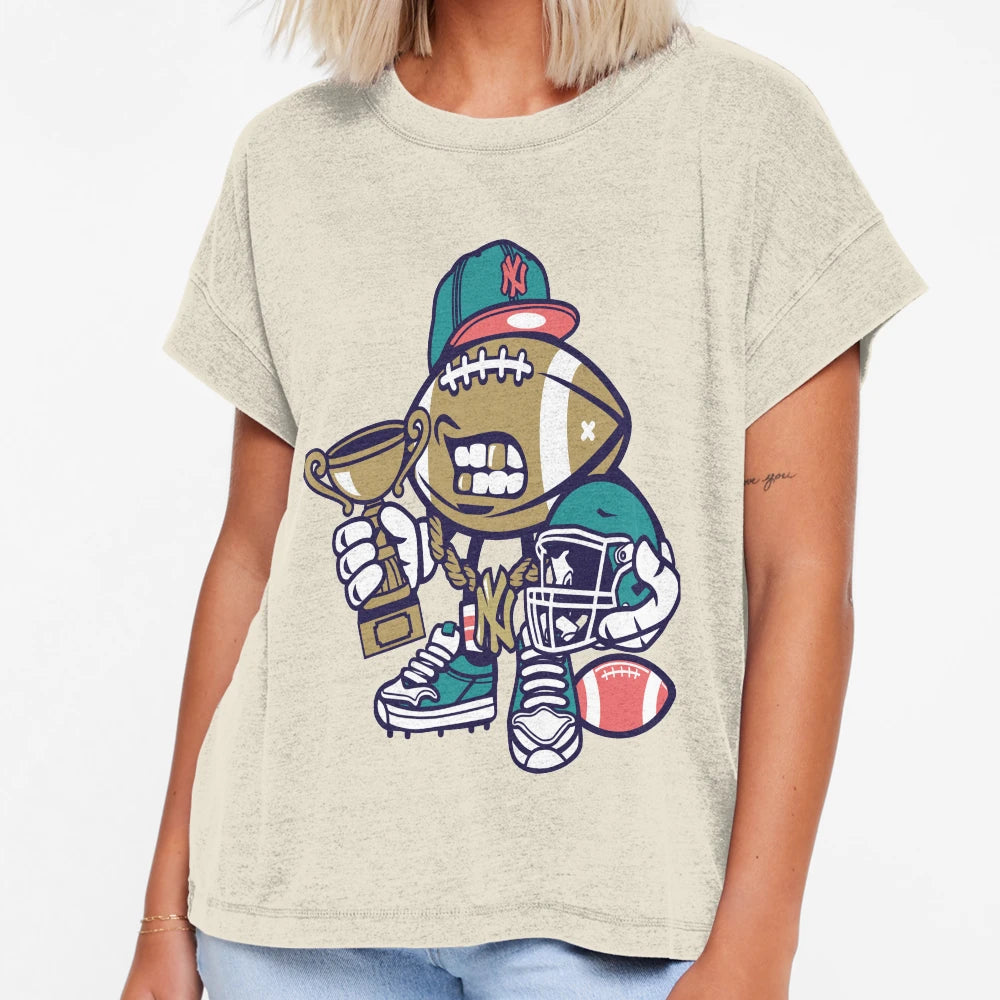 Football Champion T-Shirt - Aesthetic Graphic for Adults - T-Shirt, Sweatshirt, Hoodie