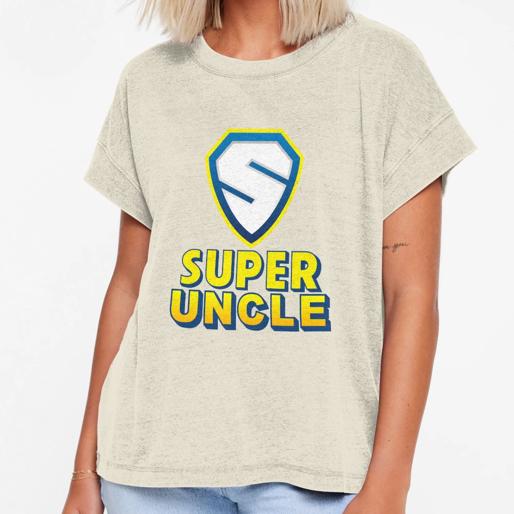 Super Uncle Super Hero T-Shirt - Novelty Apparel for Adults - T-Shirt, Sweatshirt, Hoodie