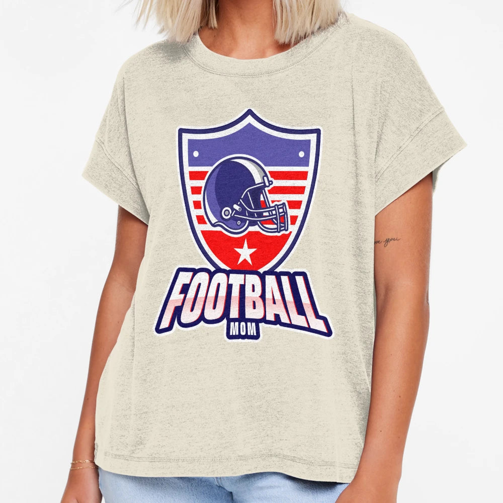 American Football Mom Soccer Team Player T-Shirt - Custom Art Print Unisex - T-Shirt, Sweatshirt, Hoodie