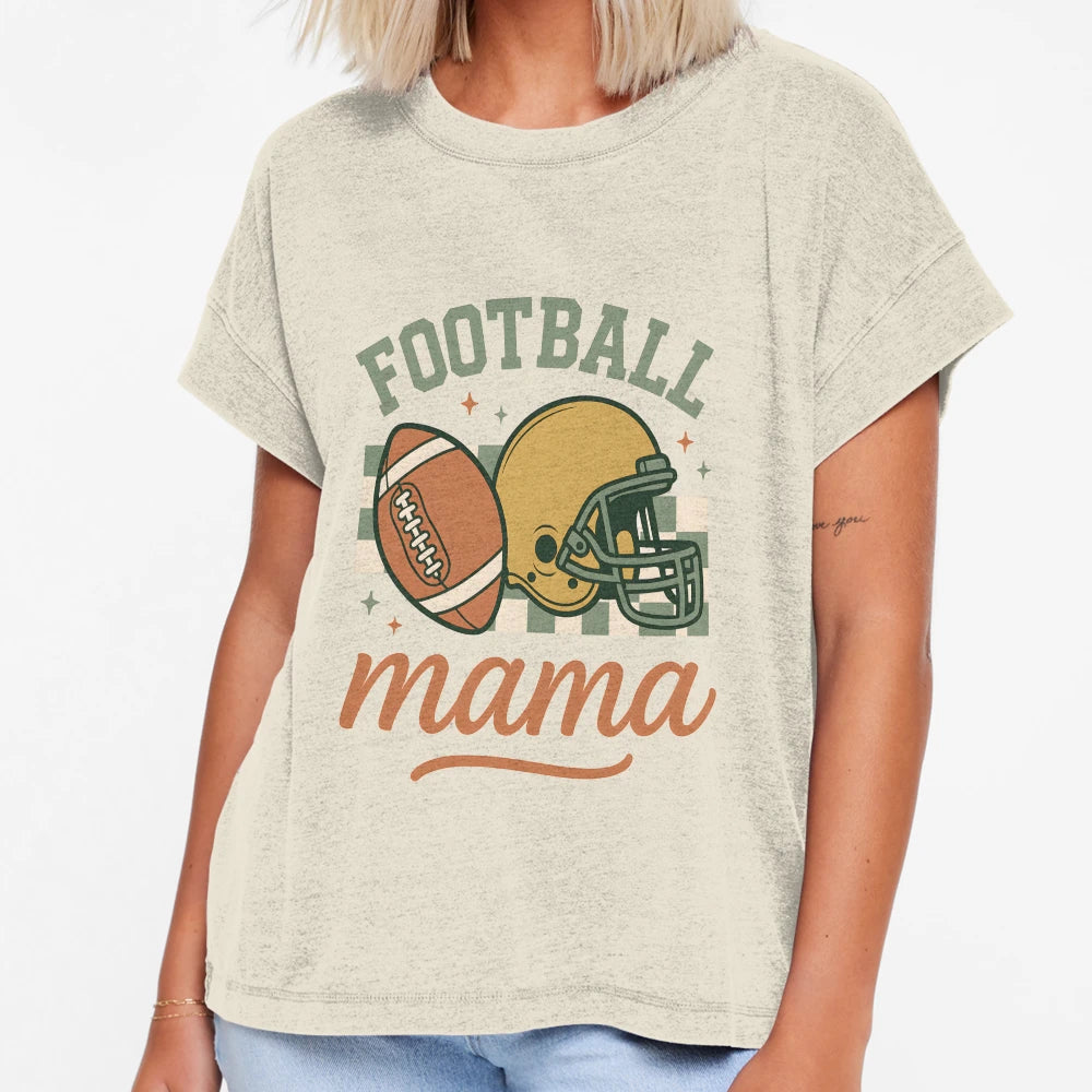 Football Mama Game Day Proud Sports T-Shirt - Trendy Graphic for Adults - T-Shirt, Sweatshirt, Hoodie