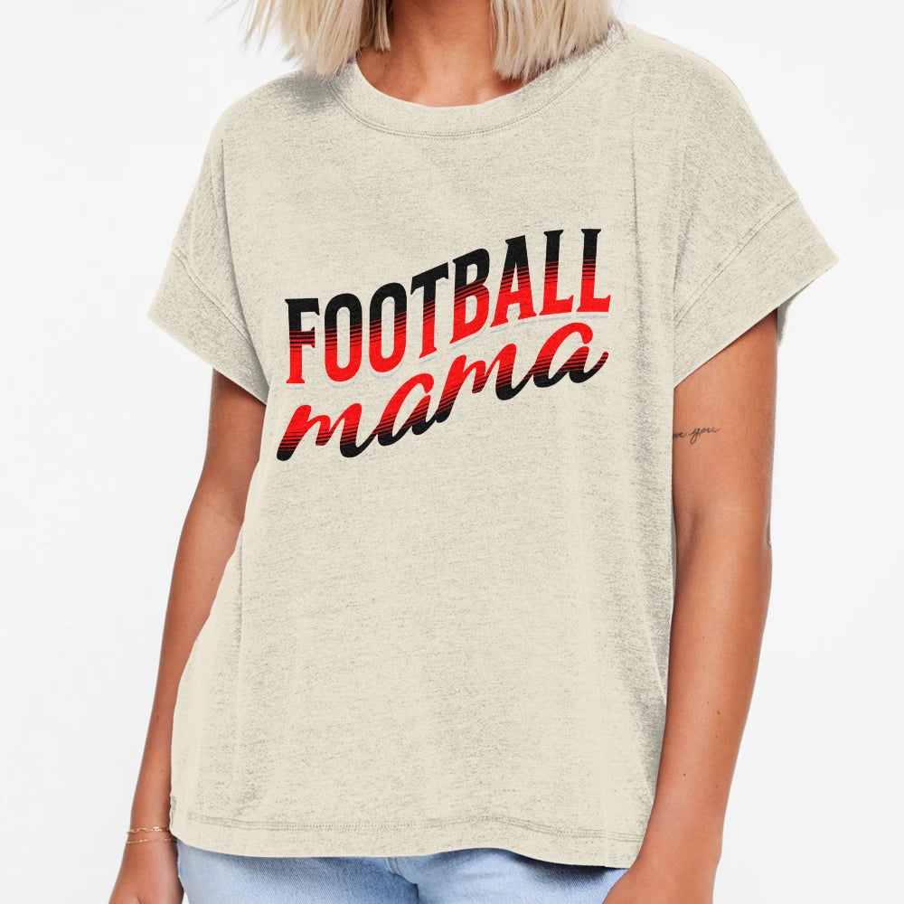 Red Fantasy Football Mom T-Shirt - Novelty Apparel Men Women - T-Shirt, Sweatshirt, Hoodie