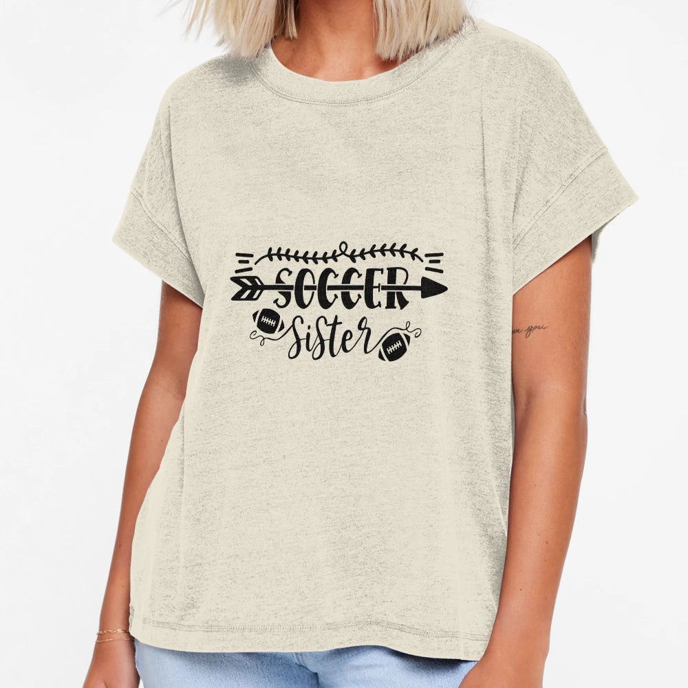 Soccer Sister T-Shirt - Aesthetic Graphic Men Women - T-Shirt, Sweatshirt, Hoodie