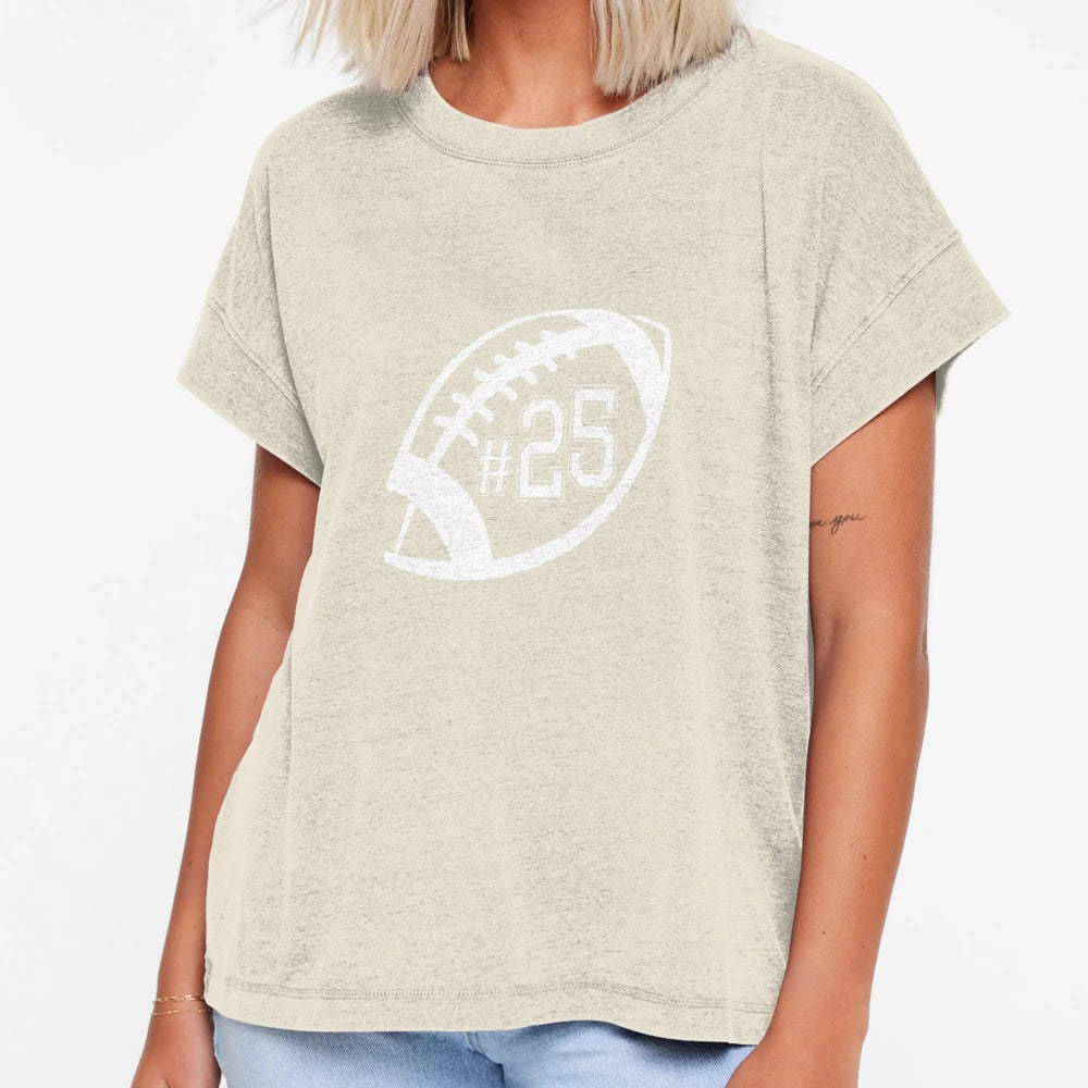American Football No 25 T-Shirt - Trendy Graphic for Adults - T-Shirt, Sweatshirt, Hoodie