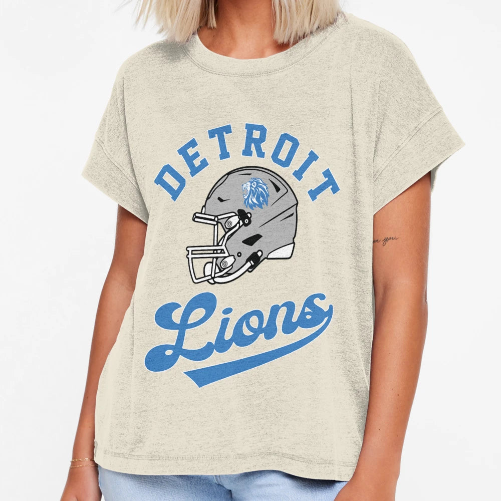 Art Detroit Lions T-Shirt - Aesthetic Graphic for Adults - T-Shirt, Sweatshirt, Hoodie
