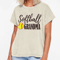 Softball Grandma T-Shirt - Aesthetic Graphic Unisex - T-Shirt, Sweatshirt, Hoodie