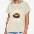 Football Female 2 T-Shirt - Trendy Graphic for Adults - T-Shirt, Sweatshirt, Hoodie