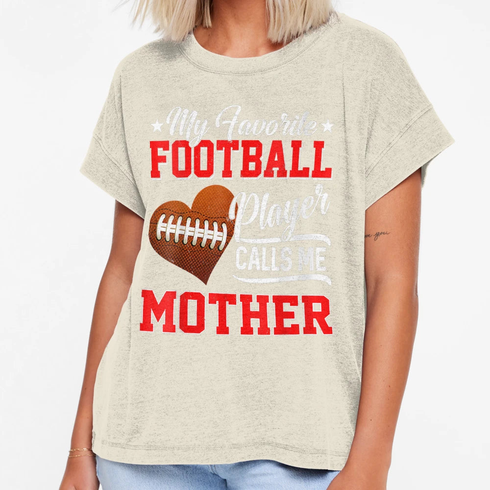 Heart My Favorite Football Player T-Shirt - Custom Art Print Men Women - T-Shirt, Sweatshirt, Hoodie