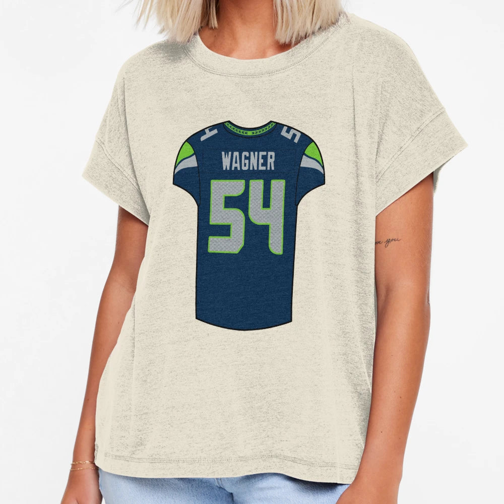 Bobby Wagner Home Jersey T-Shirt - Novelty Apparel for Adults - T-Shirt, Sweatshirt, Hoodie