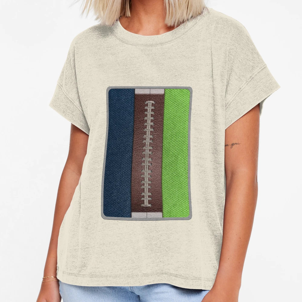 Football Navy Green And Gray Team T-Shirt - Streetwear Style for Adults - T-Shirt, Sweatshirt, Hoodie