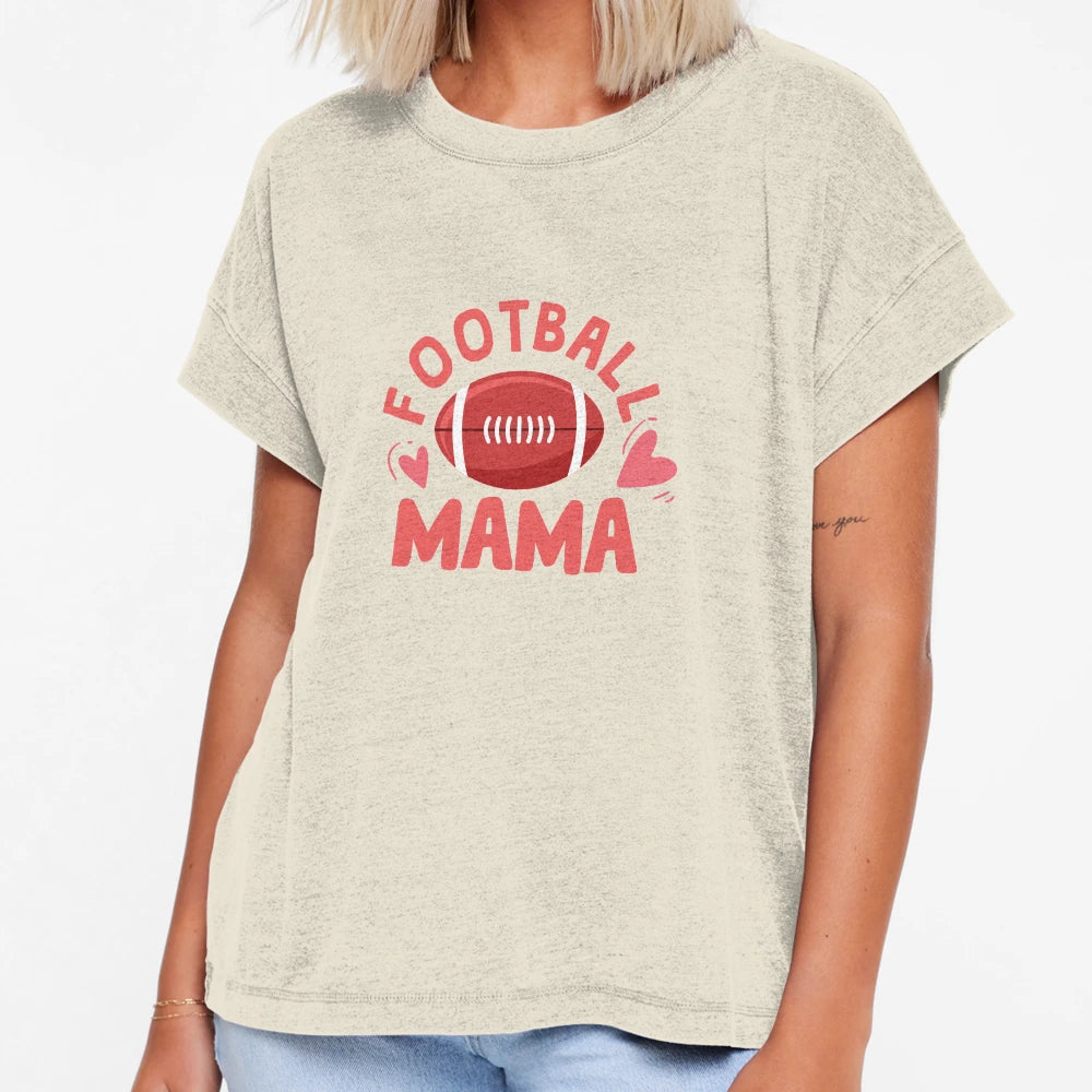 Football Mama T-Shirt - Minimalist Print for Adults - T-Shirt, Sweatshirt, Hoodie