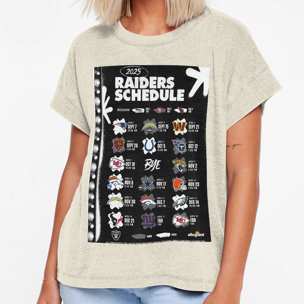 Las Vegas Raiders 2025 Football T-Shirt - Trendy Graphic for Adults - T-Shirt, Sweatshirt, Hoodie
