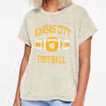 Kc Football Red T-Shirt - Custom Art Print Unisex - T-Shirt, Sweatshirt, Hoodie