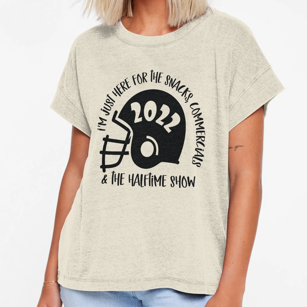 Im Just Here Snacks Commercials And T-Shirt - Fun Novelty Design Men Women - T-Shirt, Sweatshirt, Hoodie