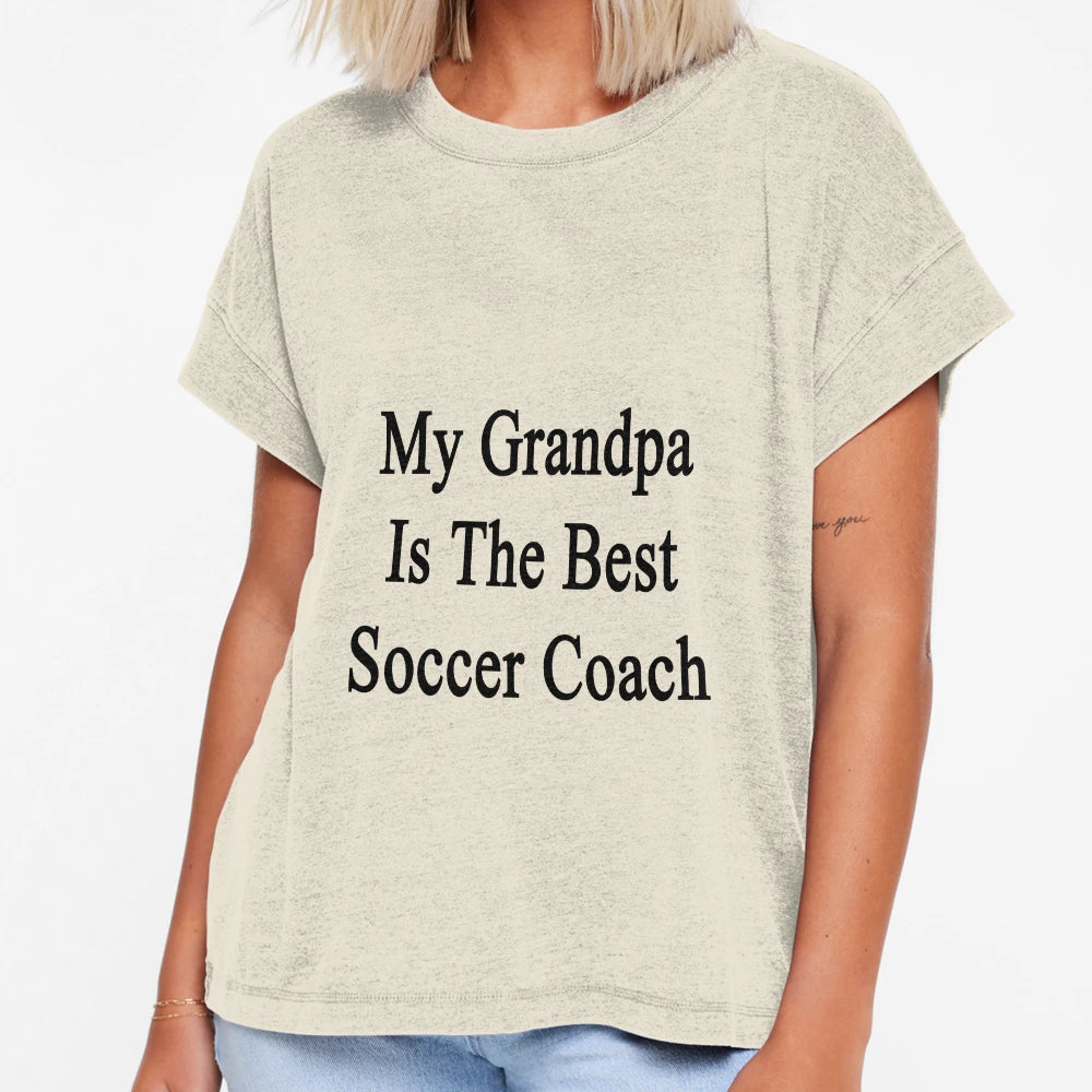 My Grandpa Is Best Soccer Coach T-Shirt - Custom Art Print Men Women - T-Shirt, Sweatshirt, Hoodie