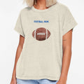 Football Mom T-Shirt - Minimalist Print Unisex - T-Shirt, Sweatshirt, Hoodie